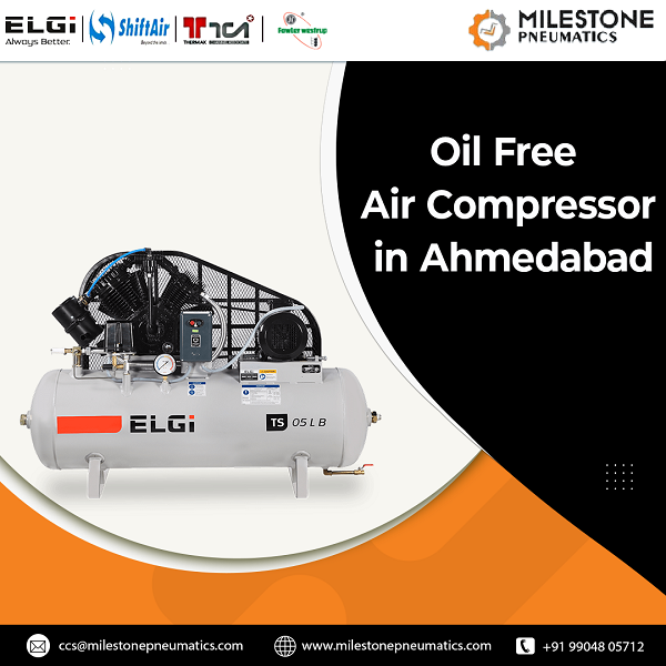 Oil Free Air Compressor in Ahmedabad