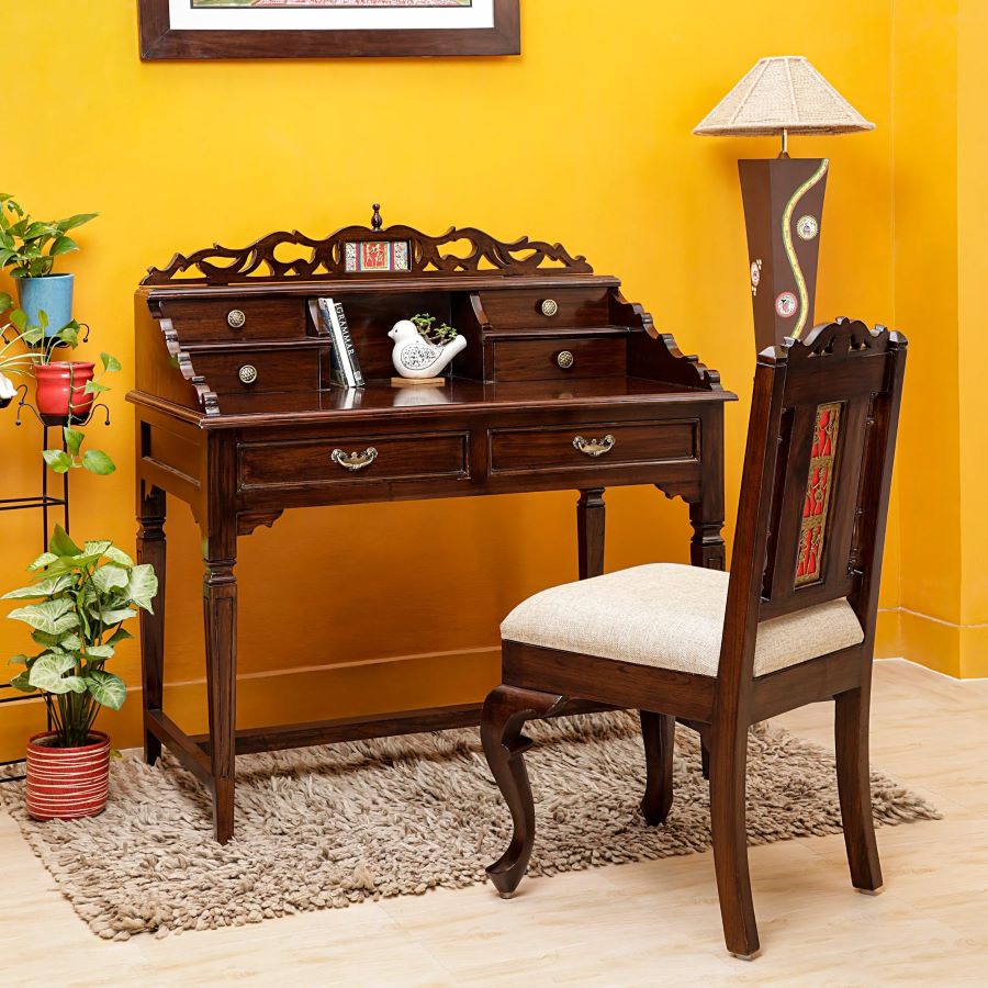 Boost Your Productivity with a Wooden Study Table: Shop Now!