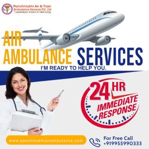 Choose Panchmukhi Air Ambulance Services in Patna with a Hi-tech Ventilator
